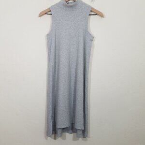 Like Lululemon High Neck Sleeveless Dress Stretchy Gray